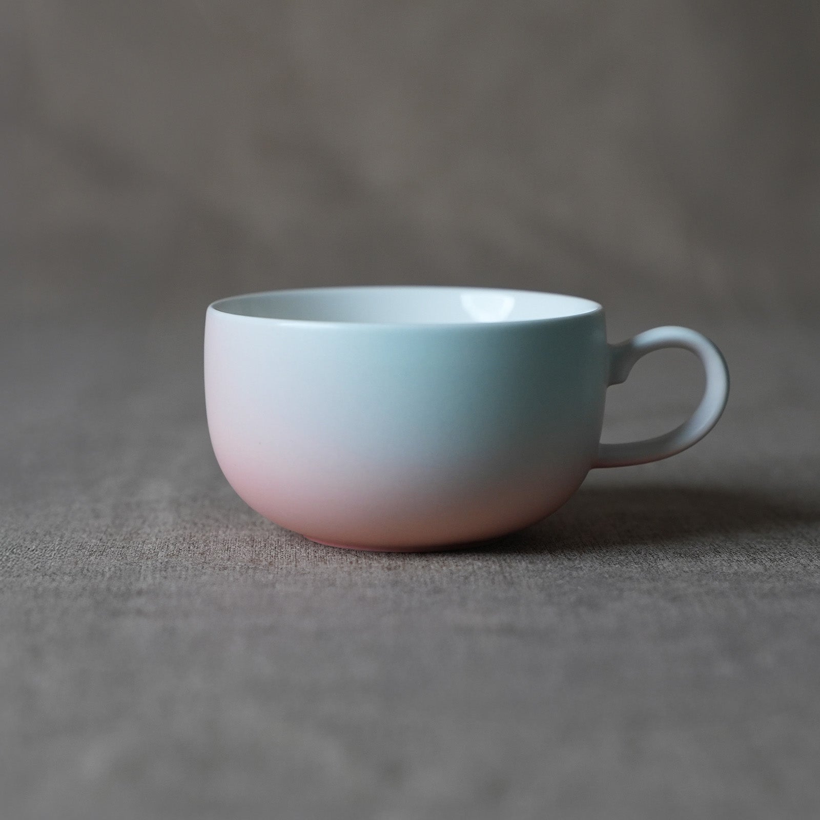 Gradient Ceramic Latte Mug  (Artisan Designed and Hand Finished)