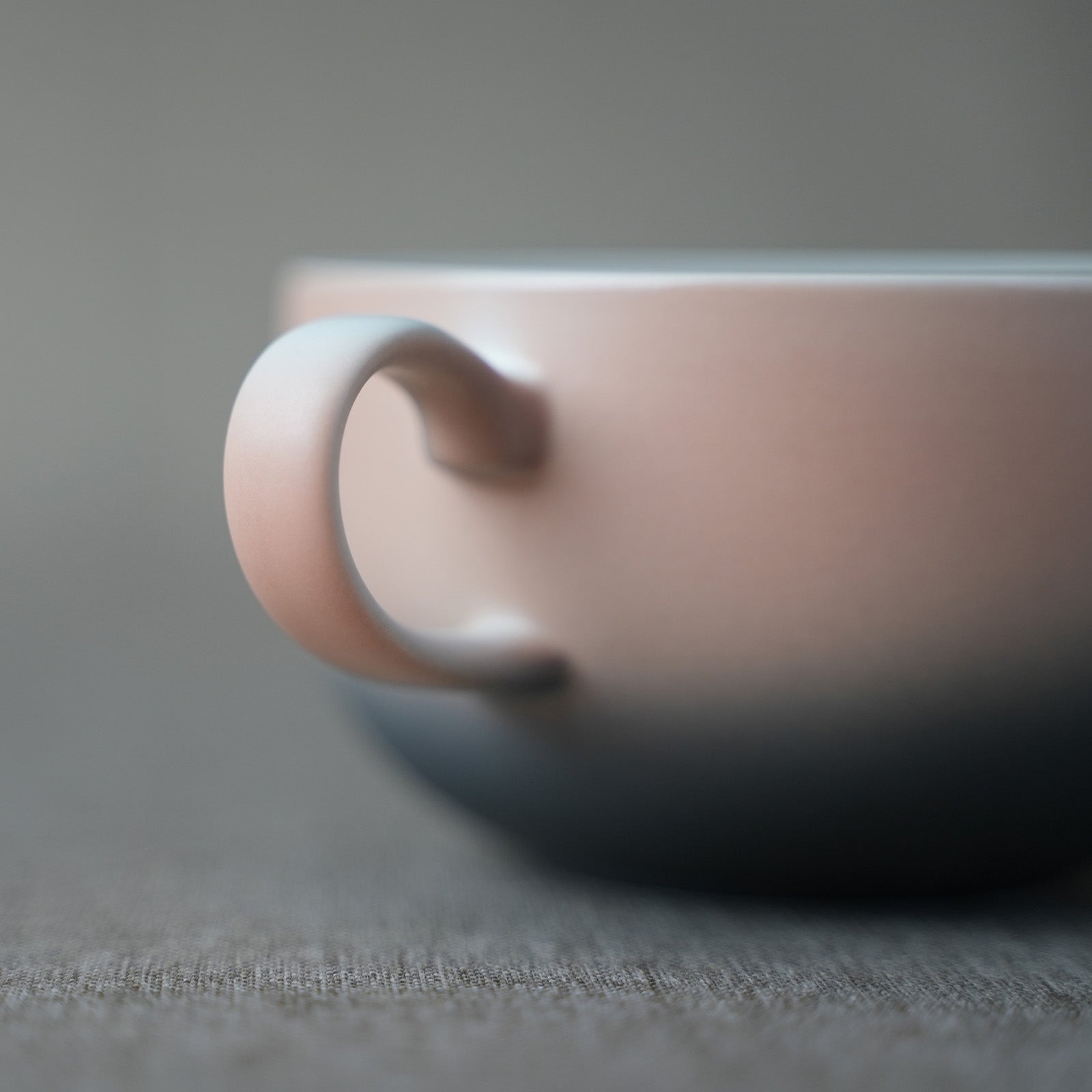 Gradient Ceramic Latte Mug  (Artisan Designed and Hand Finished)