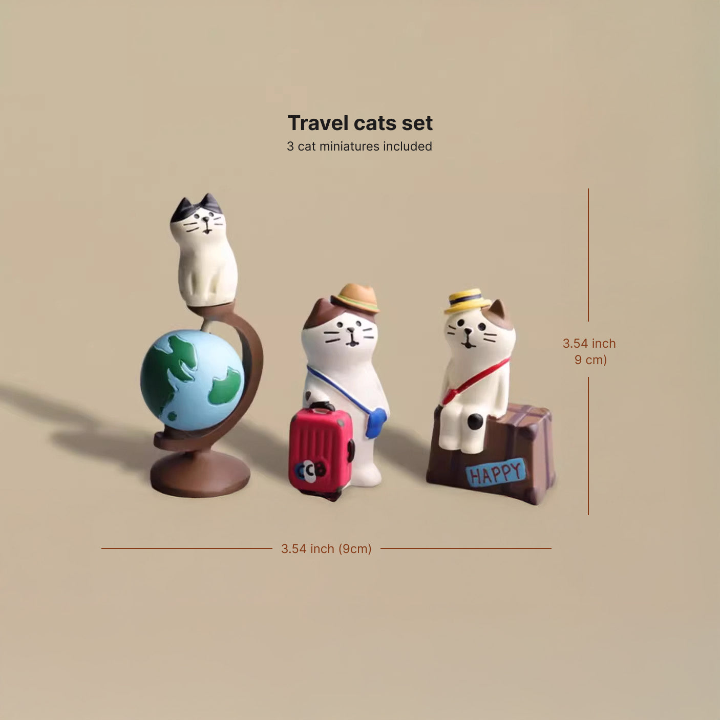 Travel Cat Miniature set
