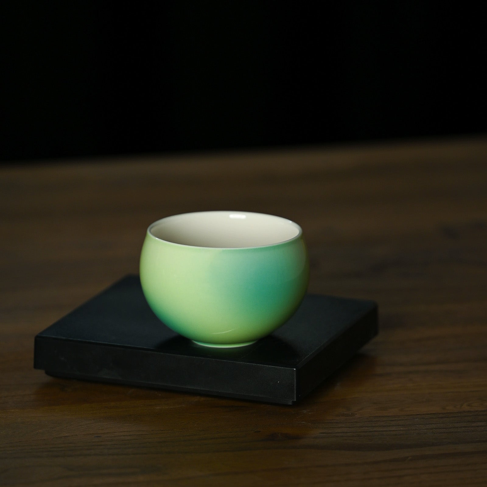 Gradient Ceramic Round Cup (Artisan Designed and Hand Finished)