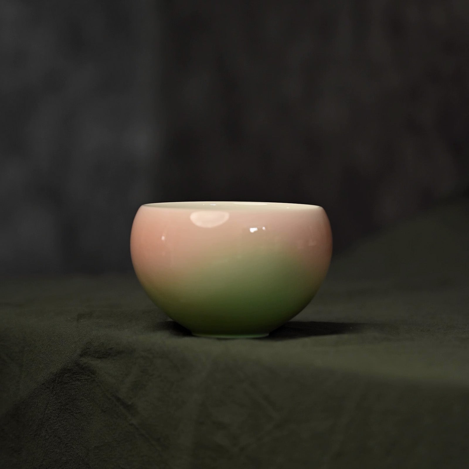 Gradient Ceramic Round Cup (Artisan Designed and Hand Finished)