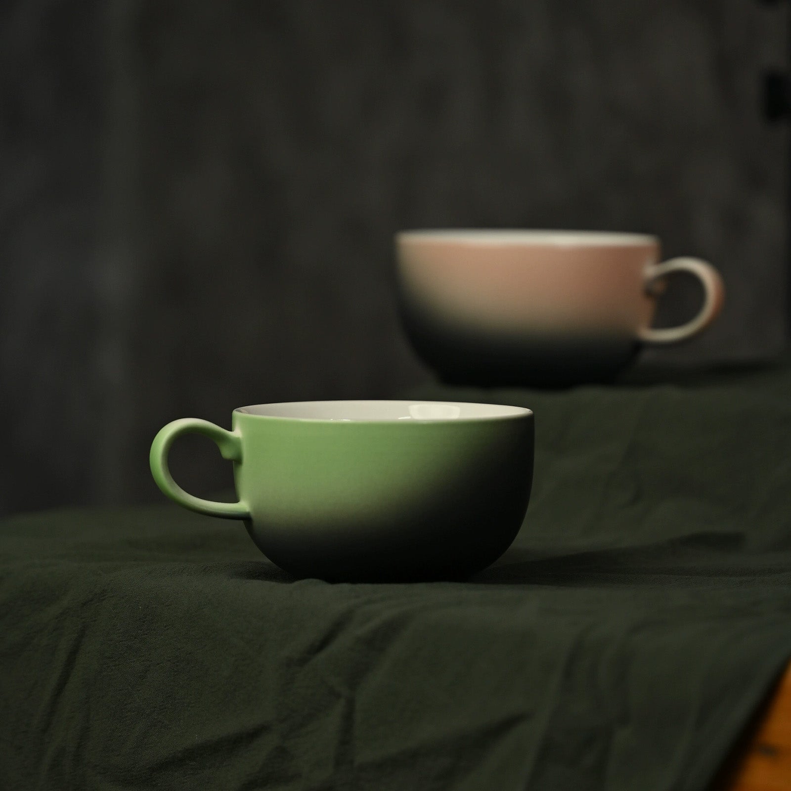 Gradient Ceramic Latte Mug  (Artisan Designed and Hand Finished)