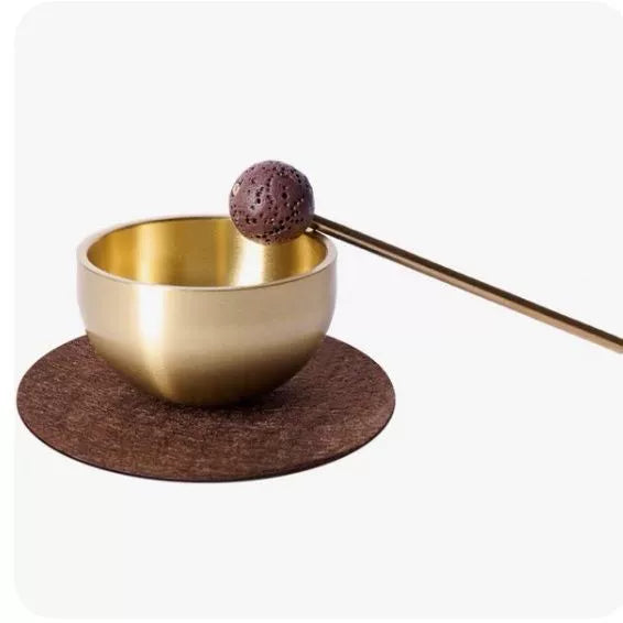 Mini Brass Singing Bowl Set