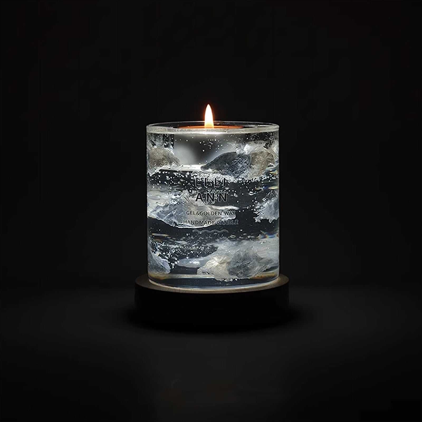 Handmade Crystal Candle Set (Wandering Clouds)