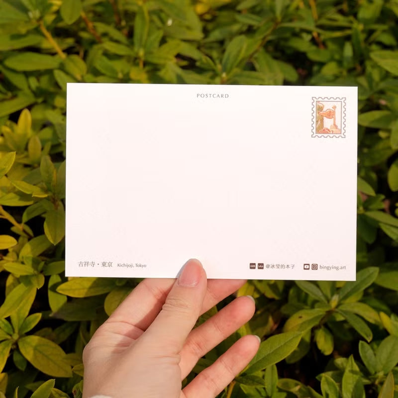 Japan Scenery Watercolor Postcard (Tokyo Whimsical Shop)