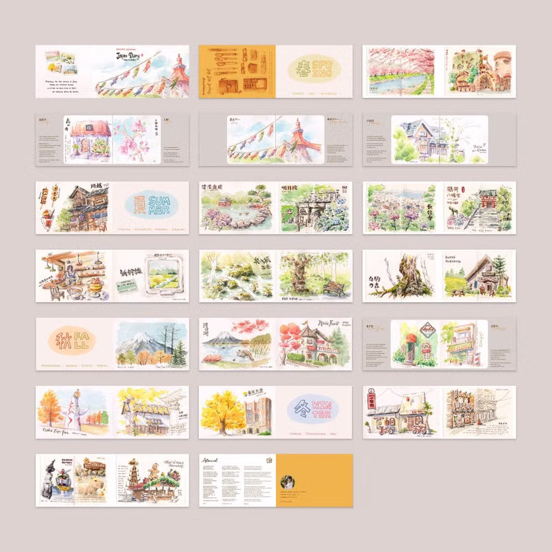 Watercolor Travel Sketchbook (Japan Diary)