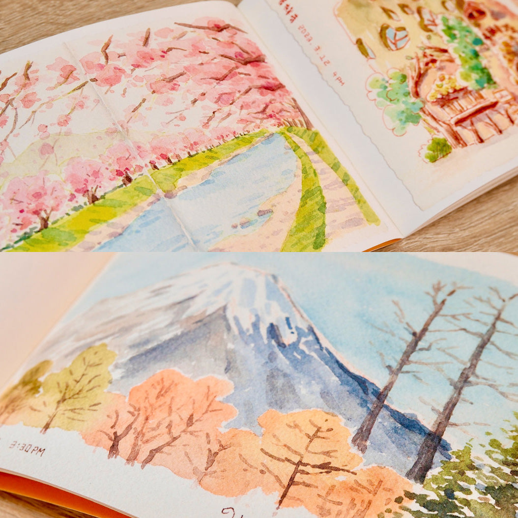 Watercolor Travel Sketchbook (Japan Diary)
