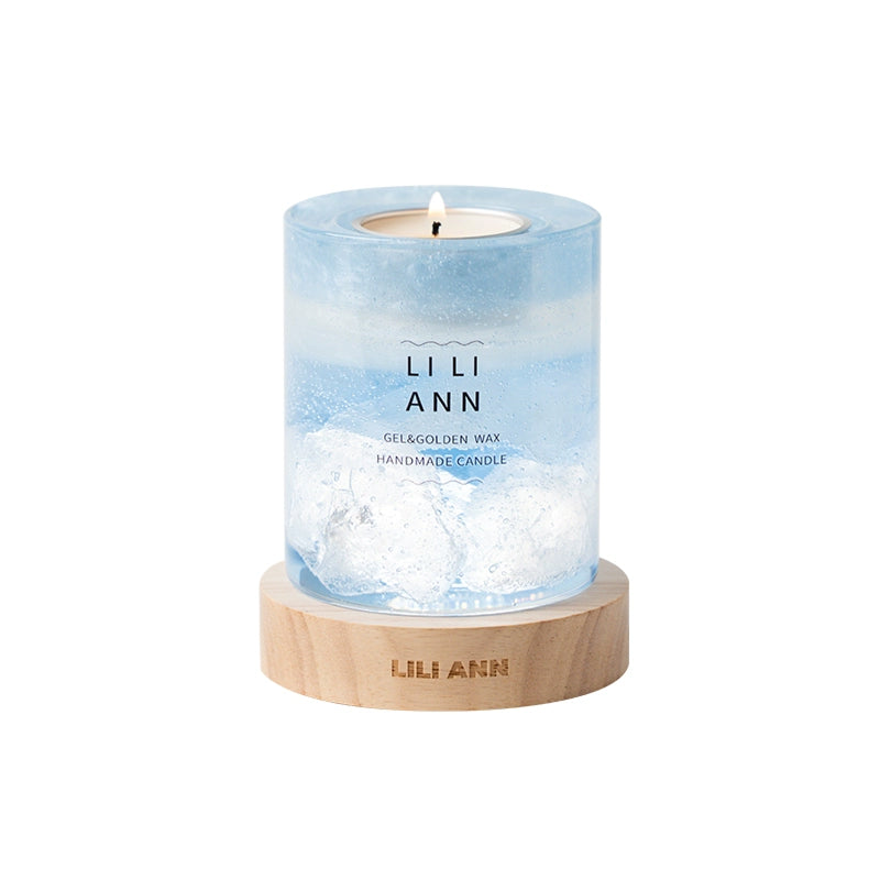 Handmade Crystal Candle Set (Glacier Monologue)