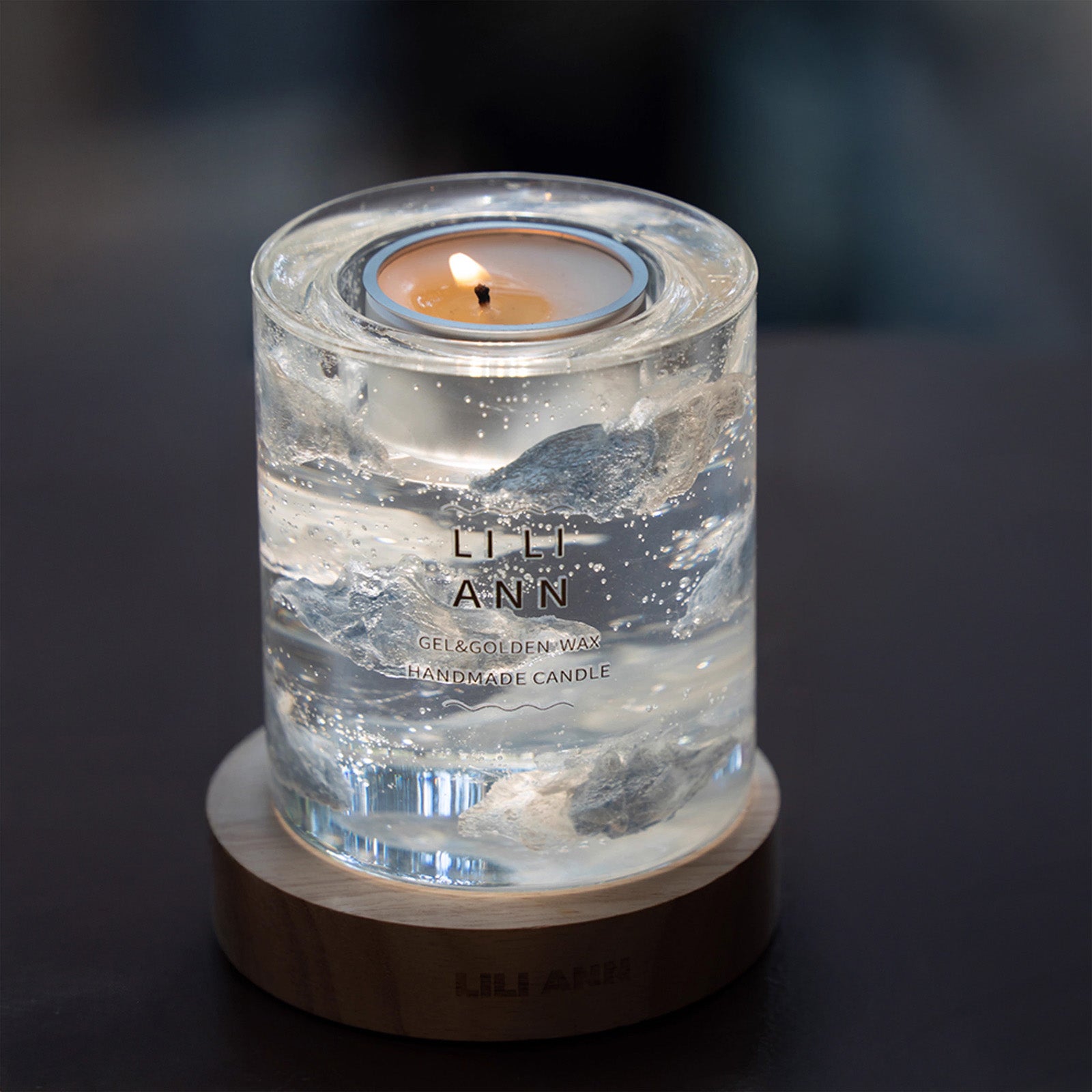 Handmade Crystal Candle Set (Wandering Clouds)